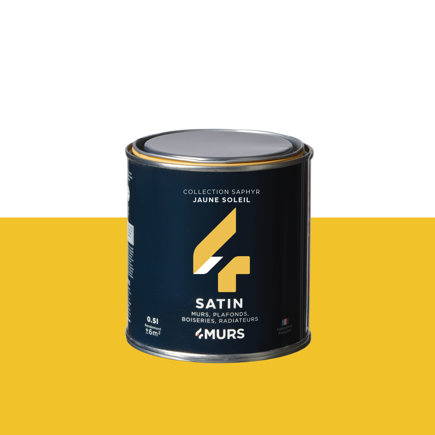 SAPHYR Peinture Saphyr Jaune soleil Satiné 0,5L