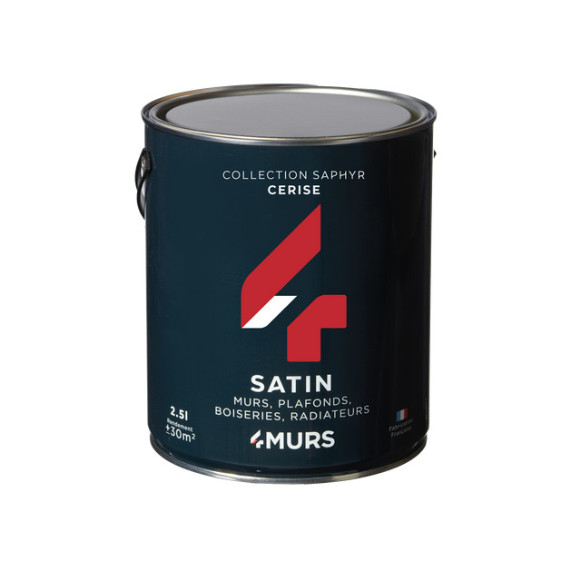 Saphyr Peinture Multi-supports Peinture cerise Satiné