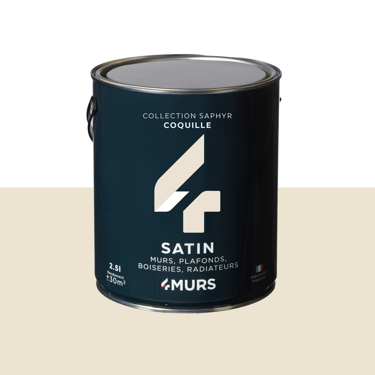 SAPHYR Peinture Saphyr Coquille Satiné 2,5L