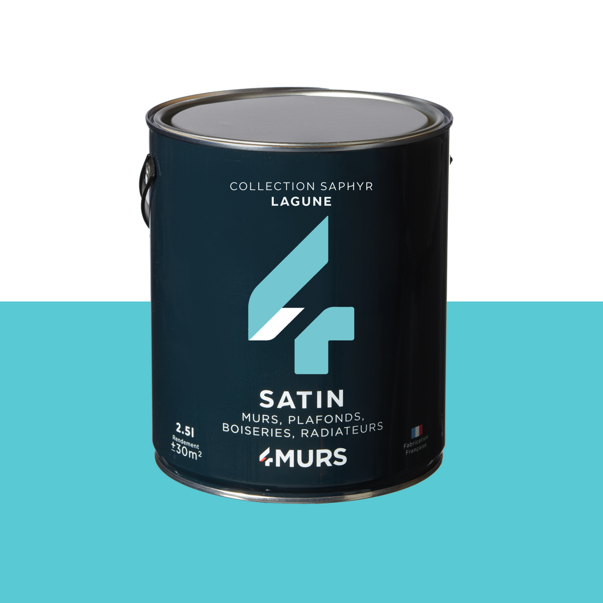 SAPHYR Peinture Saphyr Lagune Satiné 2,5L