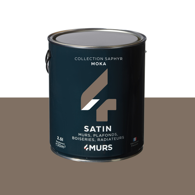 SAPHYR Peinture Saphyr Moka Satiné 2,5L