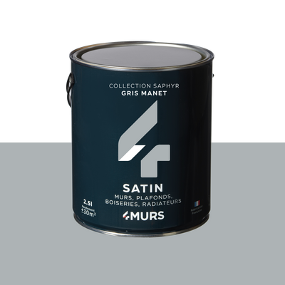 SAPHYR Peinture Saphyr Gris manet Satiné 2,5L