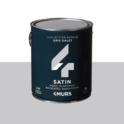 SAPHYR Peinture Saphyr Gris galet Satiné 2,5L