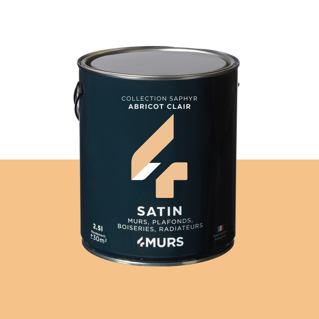 Saphyr Peinture Multi-supports Peinture abricot clair Satiné