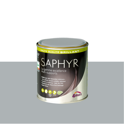 SAPHYR Peinture Saphyr Gris manet Brillant 0,5L