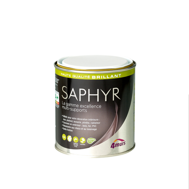 Saphyr Peinture Finition Peinture blanc Brillant 0,5 L