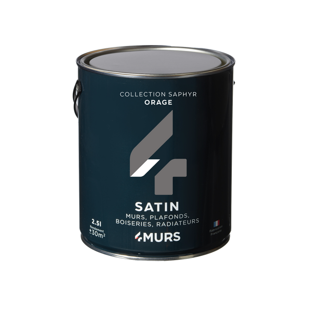 Saphyr Peinture Multi-supports Peinture orage Satiné