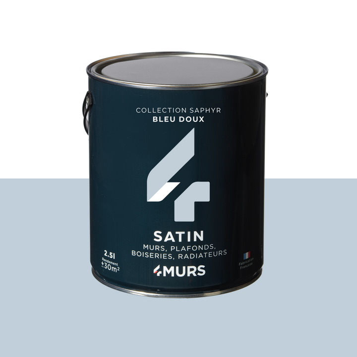 SAPHYR Peinture Saphyr Bleu doux Satiné 2,5L