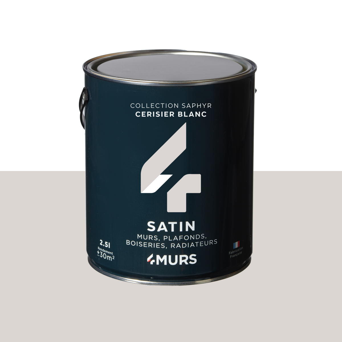 SAPHYR Peinture Saphyr Cerisier blanc Satiné 2,5L