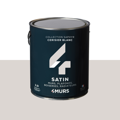 SAPHYR Peinture Saphyr Cerisier blanc Satiné 2,5L