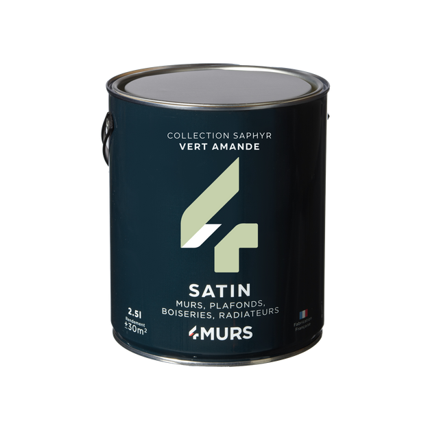 Saphyr Peinture Multi-supports Peinture vert amande Satiné