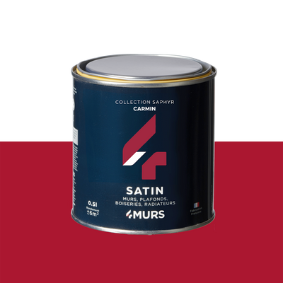 SAPHYR Peinture Saphyr Carmin Satiné 0,5L