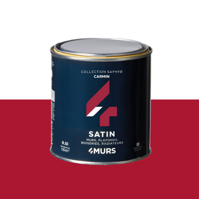 Saphyr Peinture Finition Peinture carmin Satiné 0,5 L