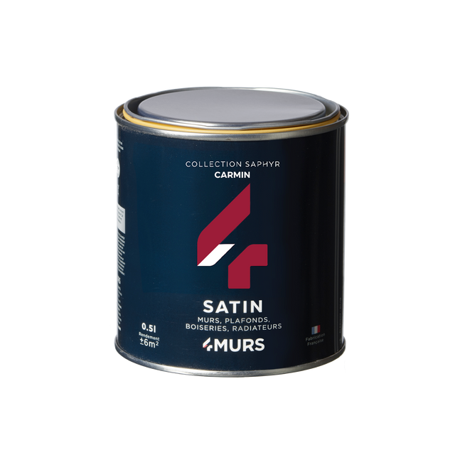 Saphyr Peinture Finition Peinture carmin Satiné 0,5 L