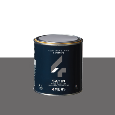 SAPHYR Peinture Saphyr Asphalte Satiné 0,5L