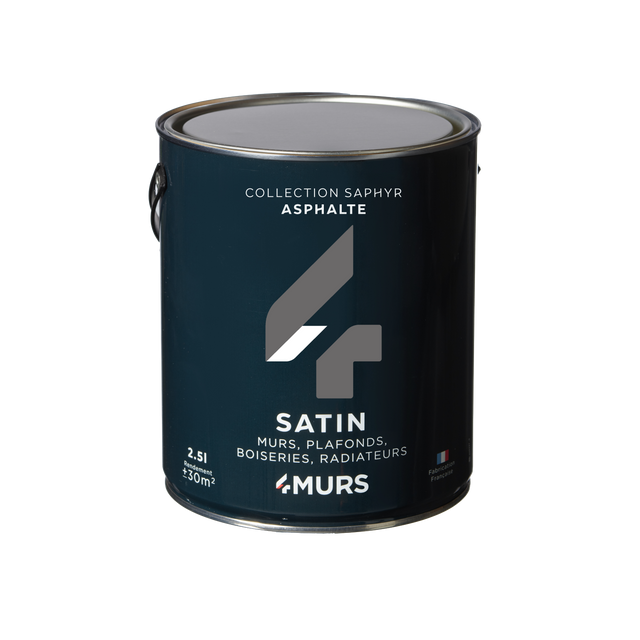 Saphyr Peinture Multi-supports Peinture asphalte Satiné