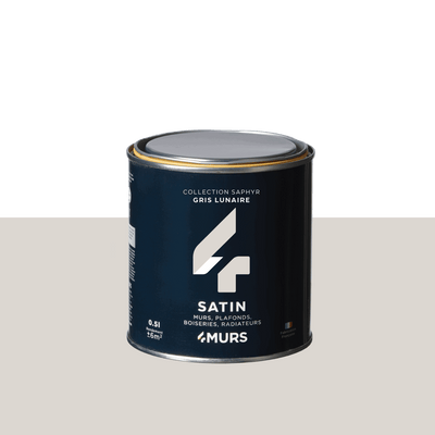 SAPHYR Peinture Saphyr Gris lunaire Satiné 0,5L