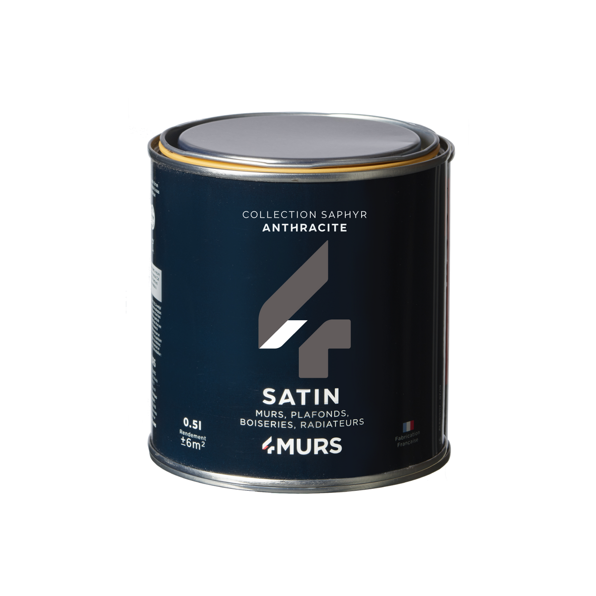 SAPHYR Peinture Saphyr Anthracite Satiné 0,5L
