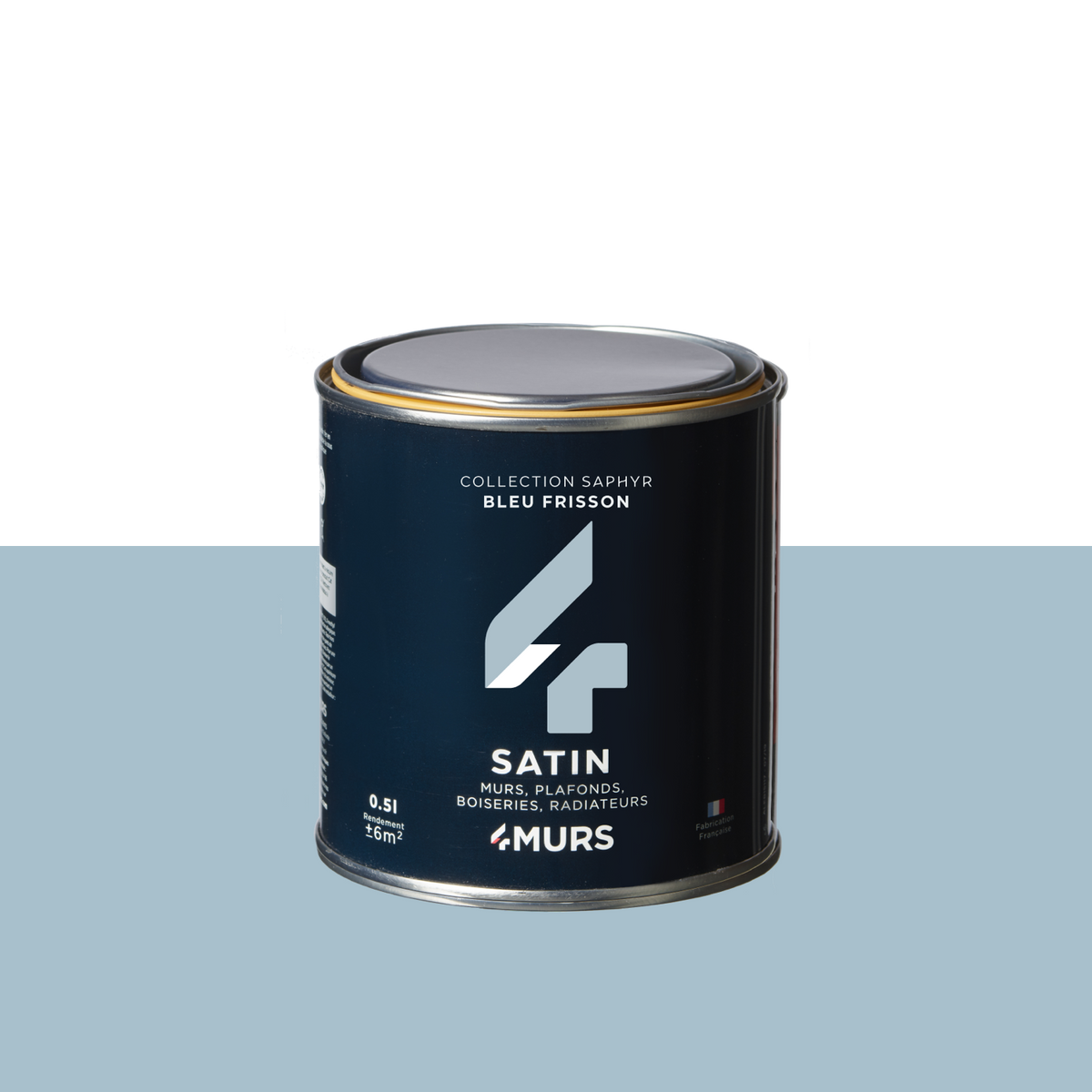 SAPHYR Peinture Saphyr Bleu frisson Satiné 0,5L