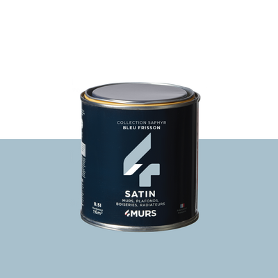 SAPHYR Peinture Saphyr Bleu frisson Satiné 0,5L