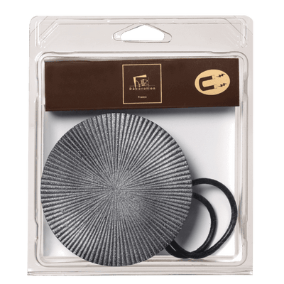 Embrasse aimantée Soledad Argent Métal brut