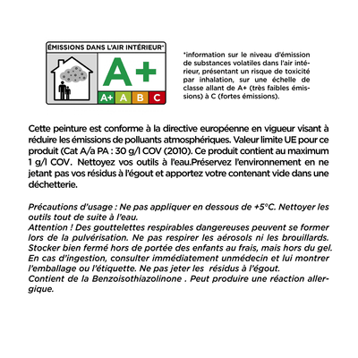 4MURS Peinture Sous couche avant papier peint Blanc Mat 2,5L