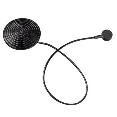 Embrasse aimantée Spirale Canon de fusil Métal brut