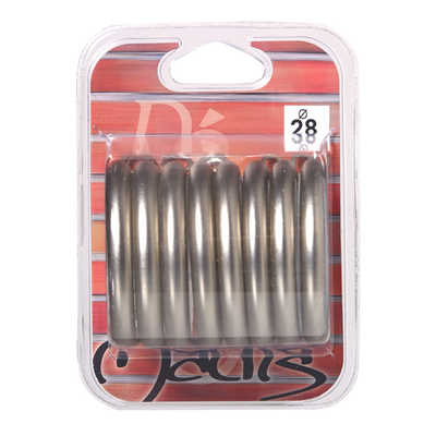 Anneaux Zen Nickel mat Métal brossé