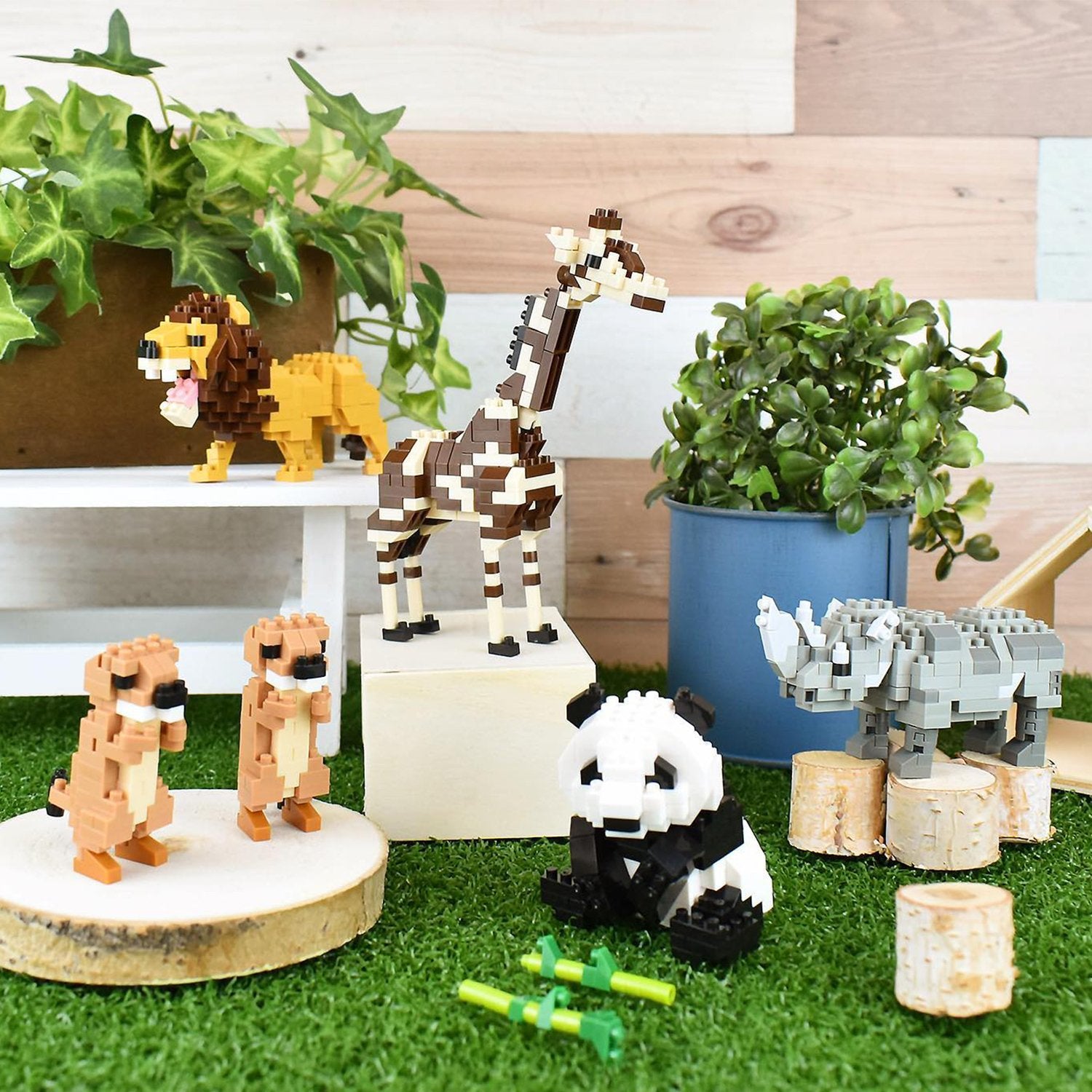 jeux de construction nanoblock animaux