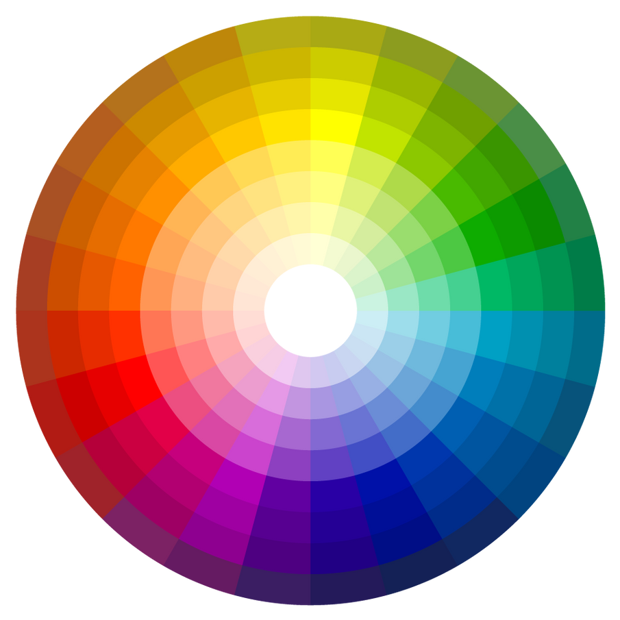 Le disque chromatique et ses couleurs saturées
