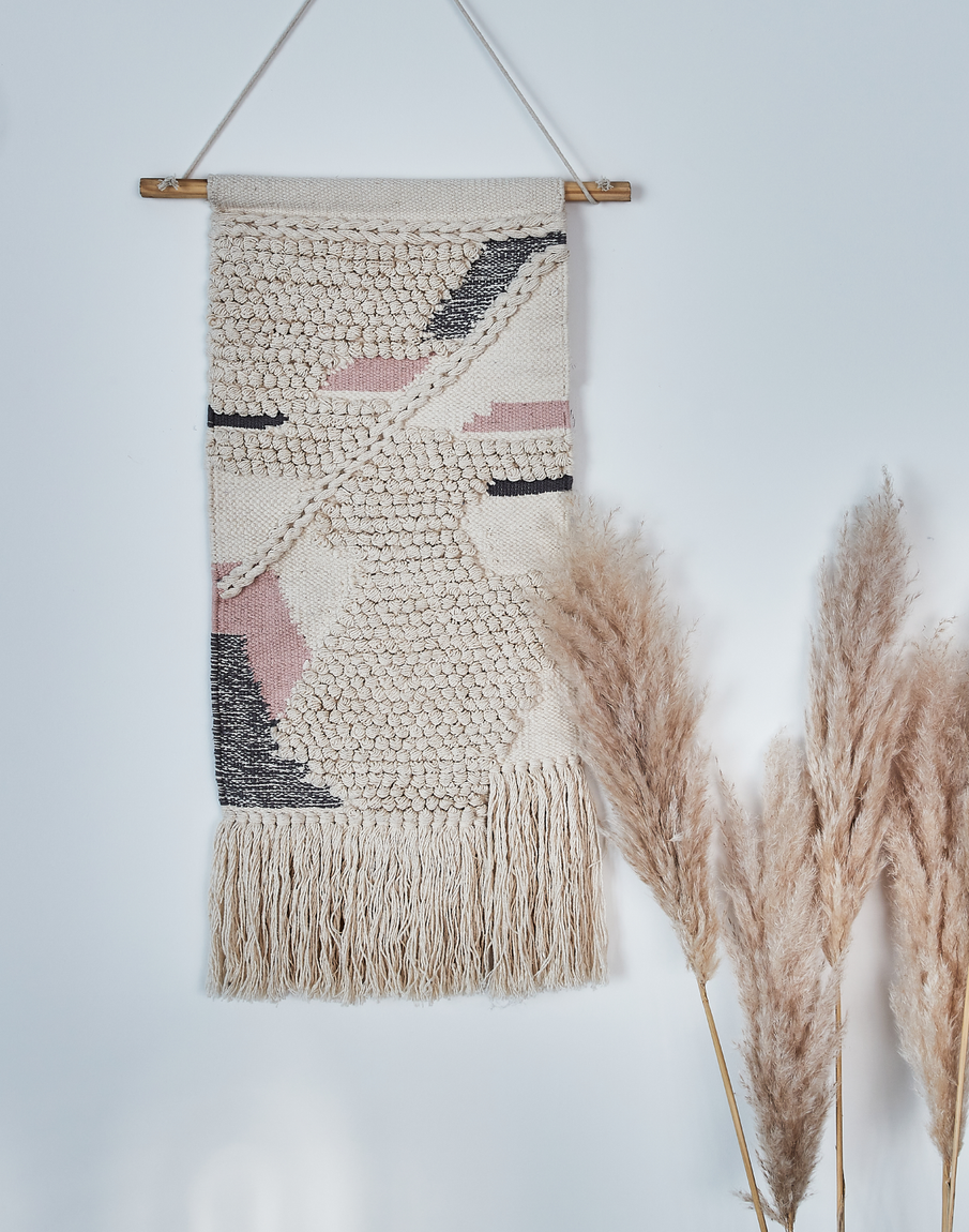 Décoration murale en crochet