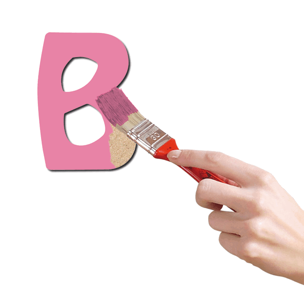 GOMILLE Décobois à peindre Lettre b