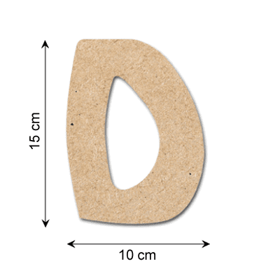 Gomille Décobois à peindre lettre D