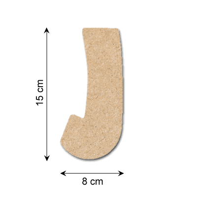 GOMILLE Décobois à peindre Lettre j