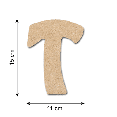 GOMILLE Décobois à peindre Lettre t