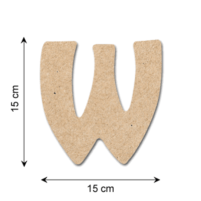 GOMILLE Décobois à peindre Lettre w