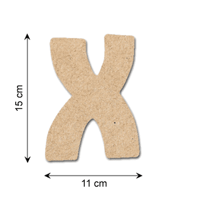 Gomille Décobois à peindre lettre X