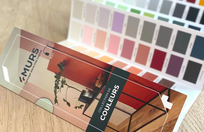 Dépliant nuancier de peintures 4MURS