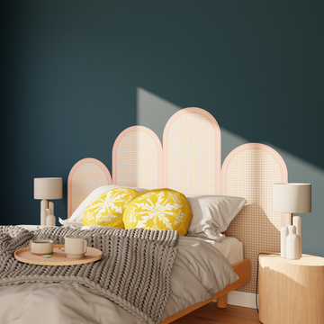 Idées déco pour faire une tête de lit en papier peint