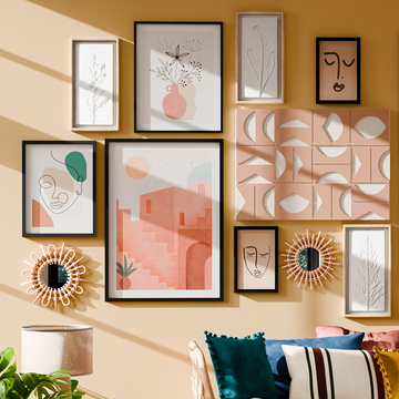 Mur de cadres : 5 conseils pour réussir votre déco murale