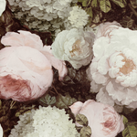 Motif de papier peint fleurs baroques