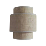 Applique murale en cannage et raphia