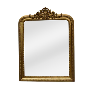 Grand miroir trumeau doré