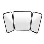 Miroir style barbier triptyque