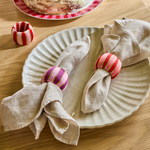 Table de fête serviettes de table et ronds de serviette originaux