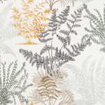 Motif de papier peint feuillage fougère couleurs neutres