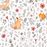 papier peint enfant motif animaux de la forêt