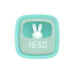 Réveil enfant Billy clock veilleuse lapin bleu