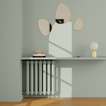 Peinture mate embrun dans pièce avec radiateur