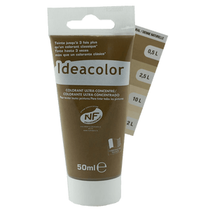 Tube de colorant pour peinture couleur beige
